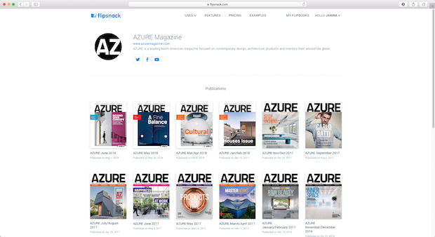 azure magazine
