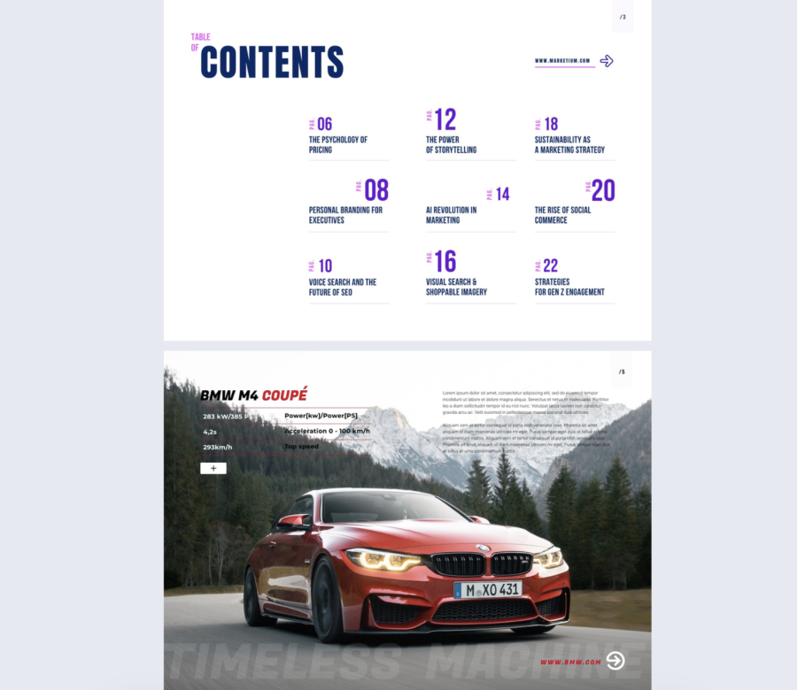 Interactive Digital Marketing Magazine Example
