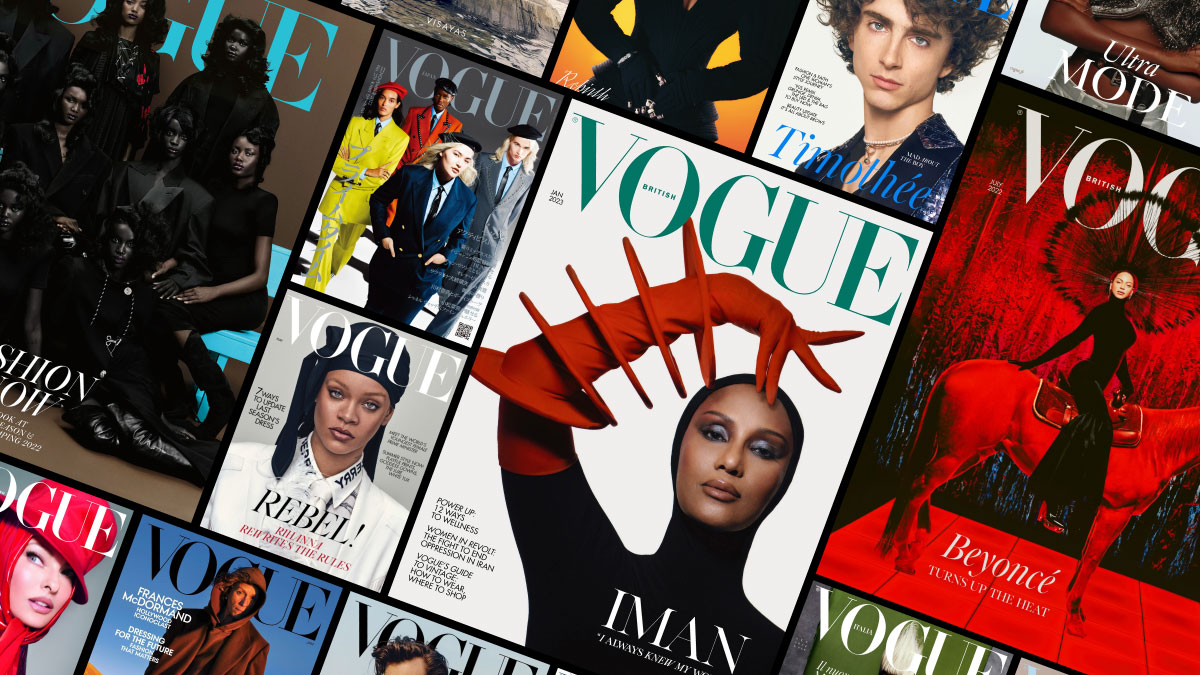 How to design a fashion magazine like Vogue cover