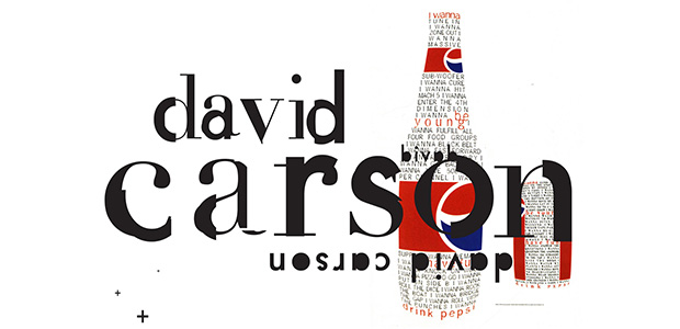 david carson type poster