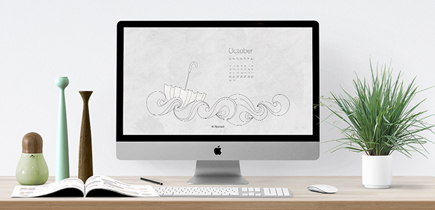 October 2016 desktop wallpaper