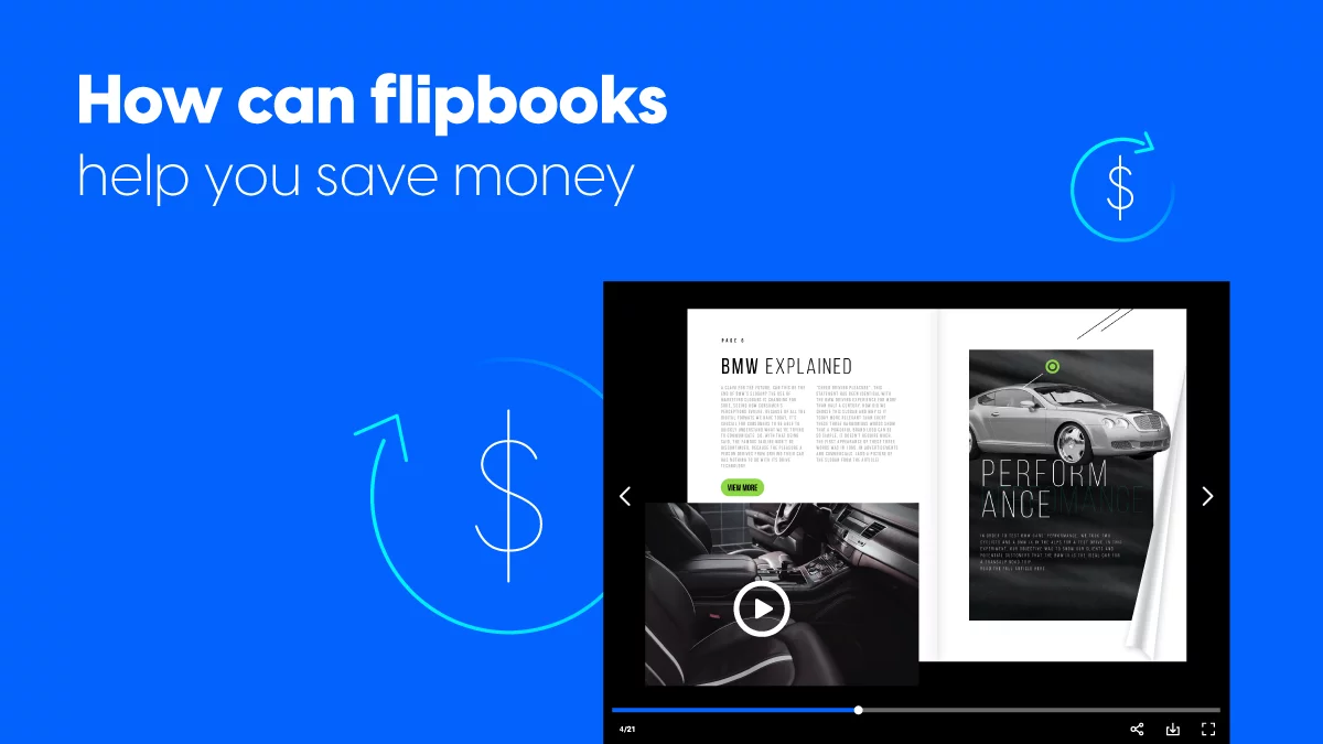 how can flipbooks help you save money cover