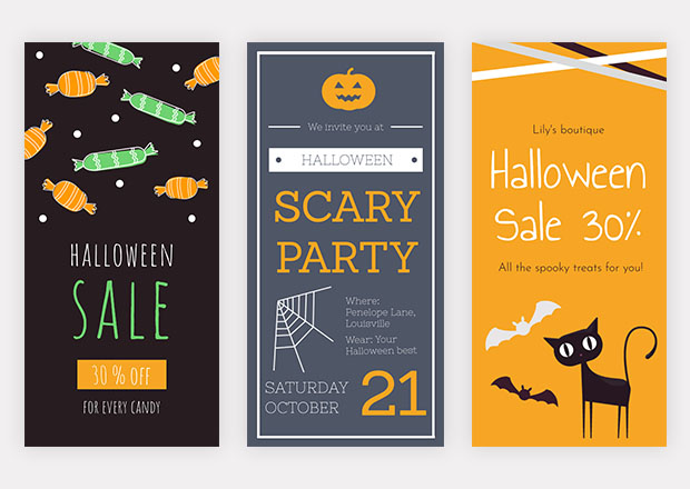 Halloween flyer templates