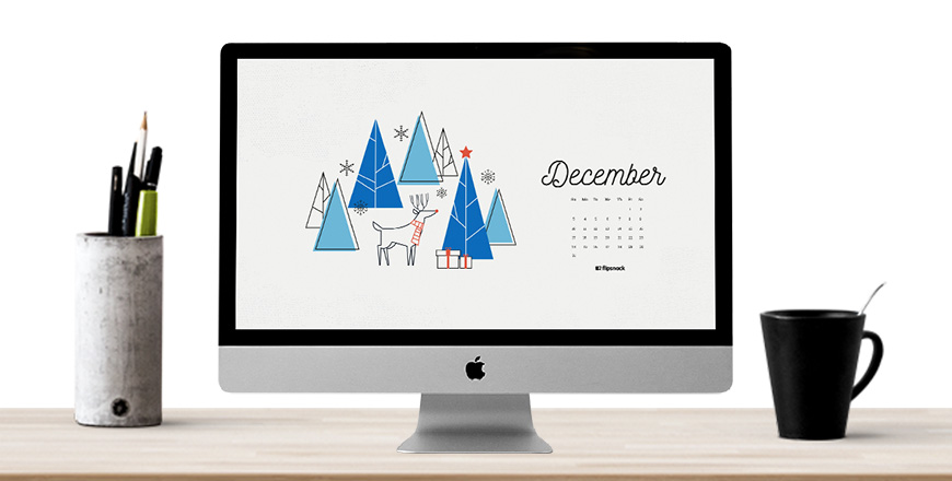 December desktop background
