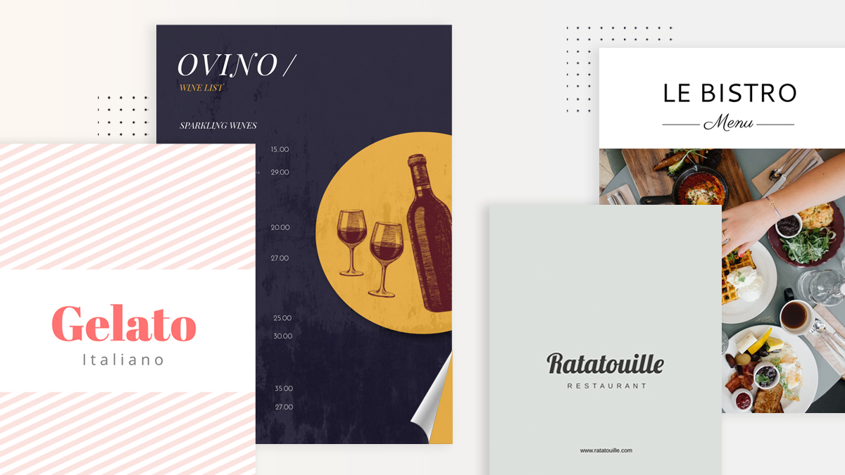These 4 menu templates will save your business