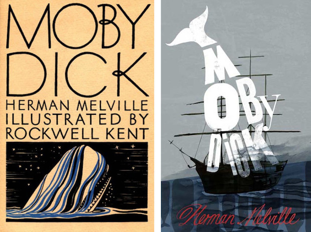 Moby Dick book covers