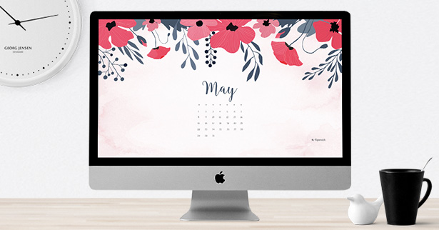 May 2016 free calendar wallpaper – desktop background