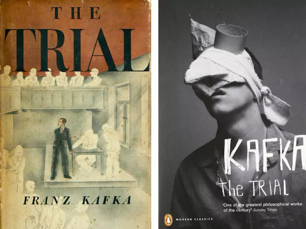 The trial Kafka book covers