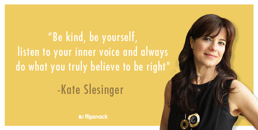 Kate Slesinger publishing director conde nast interview