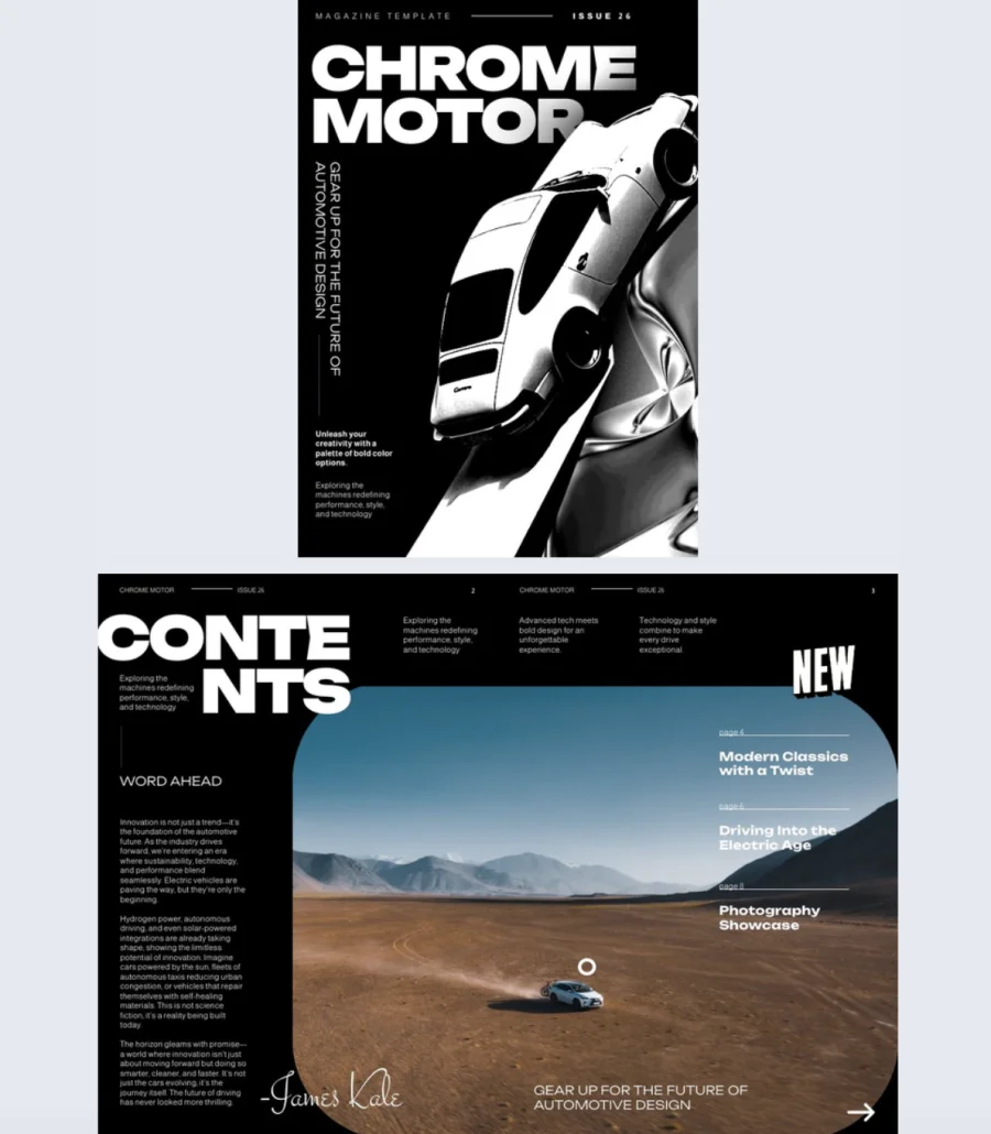 Artistic Magazine Template