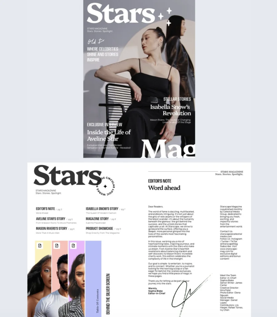 Creative Digital Magazine Template
