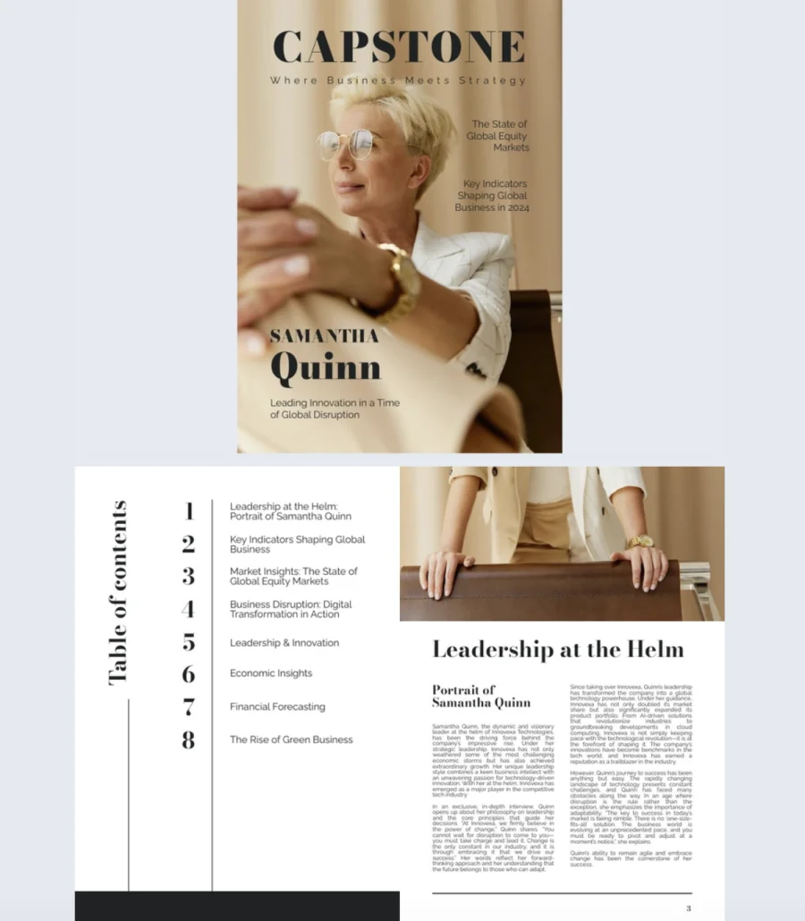 Digital Company Magazine Template