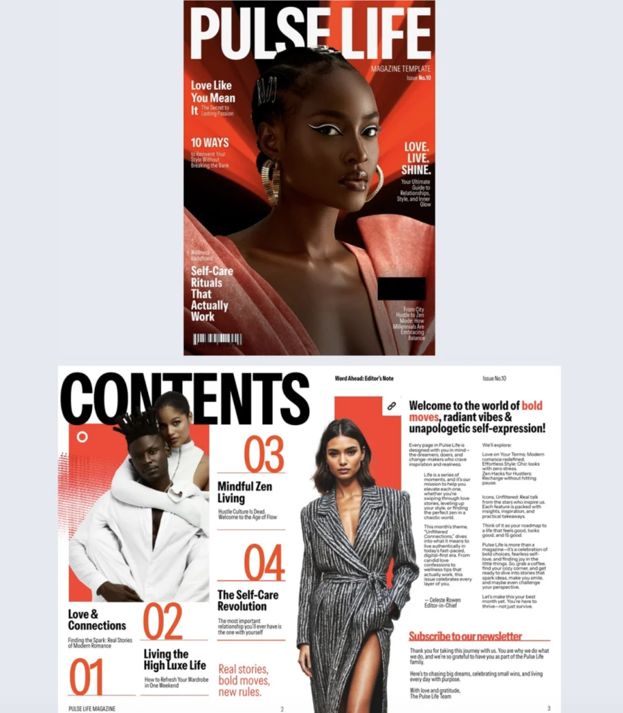 Dynamic Lifestyle Magazine Template