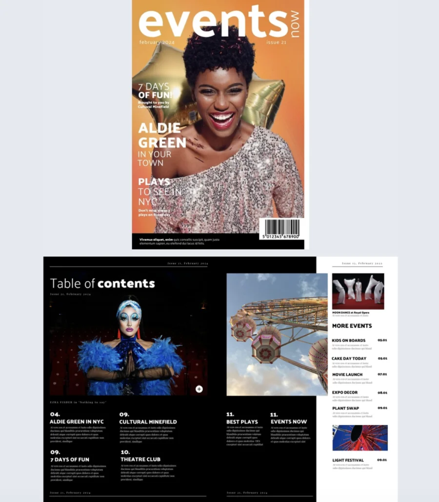 Interactive Lifestyle Magazine Template
