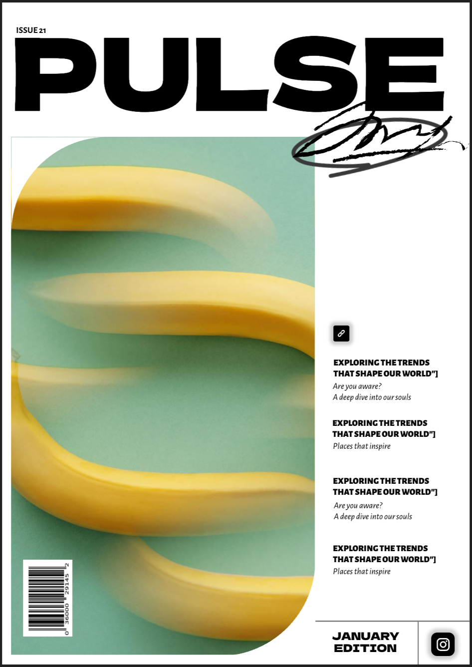 Sleek Lifestyle Magazine Template
