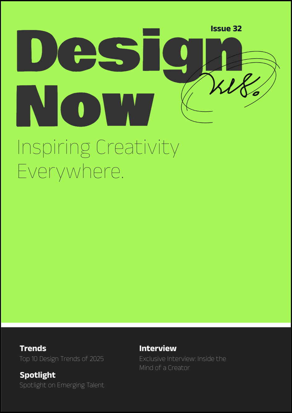 Impactful Digital Magazine Template