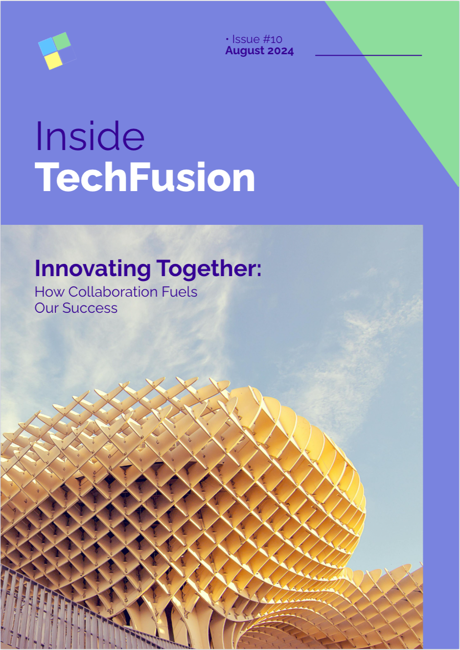 Editable Business Technology Magazine Template