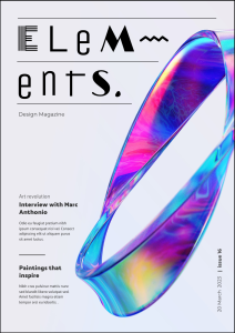 Digital Design Magazine Template