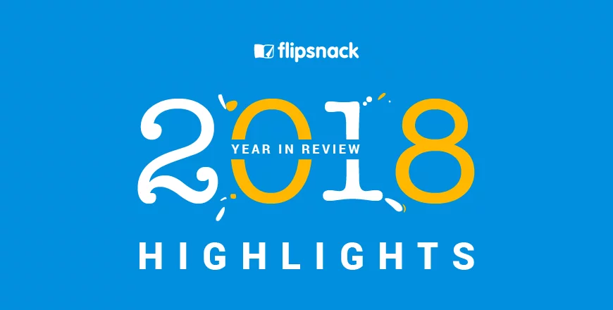 2018 highlights Flipsnack