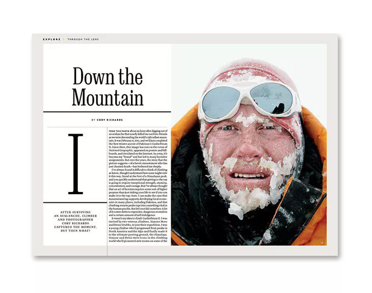 national geographic magazine layout