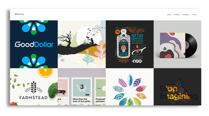 graphic design portfolio preview