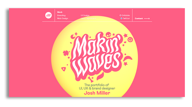 graphic design portfolio example