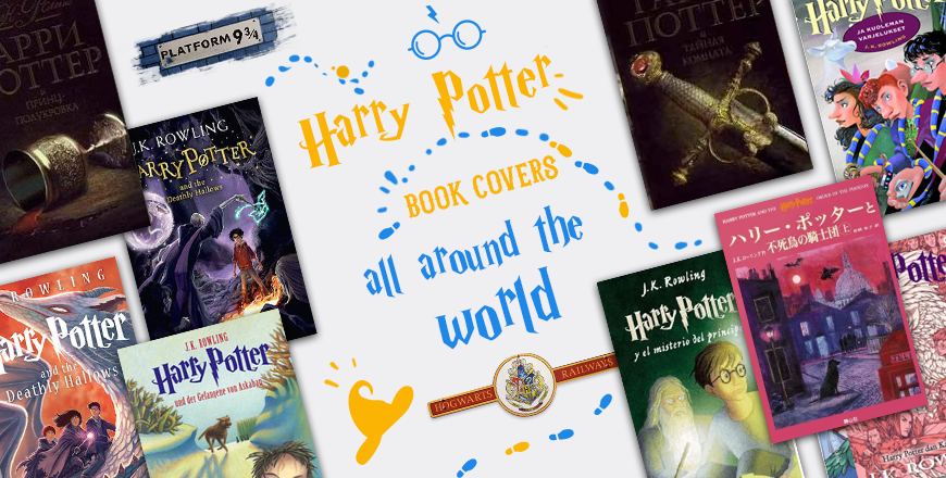 harry potter book covers all around the world