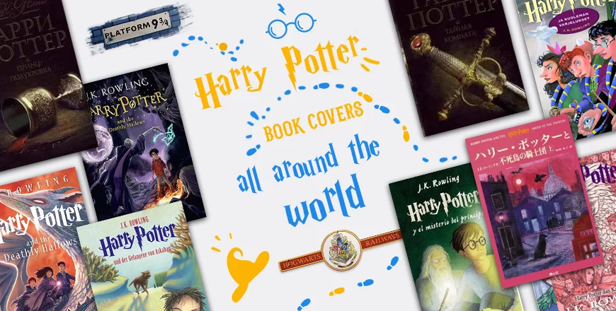 Harry Potter book covers all around the world