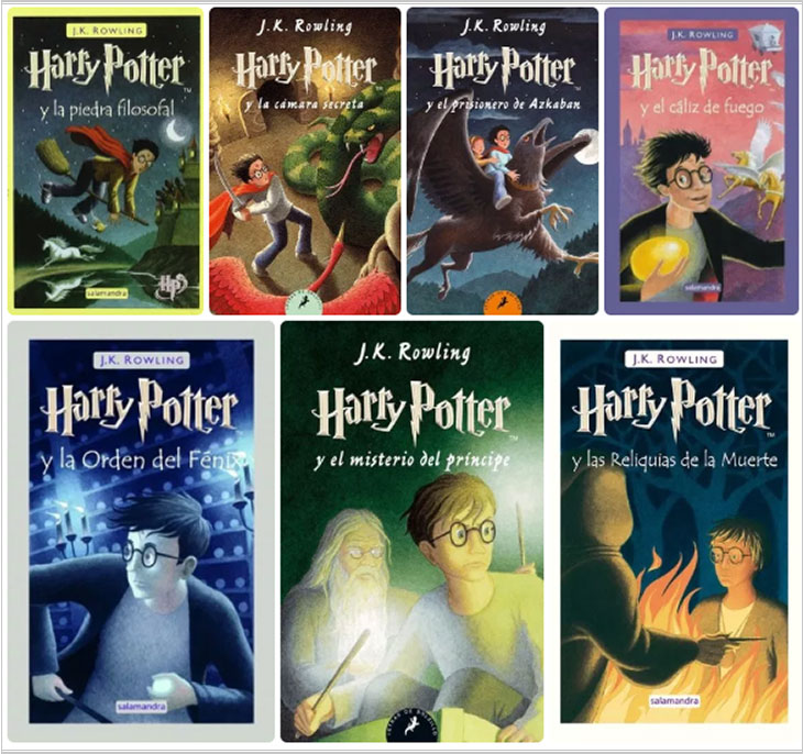 harry potter book covers spain