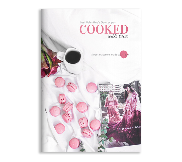 pink cookbook template