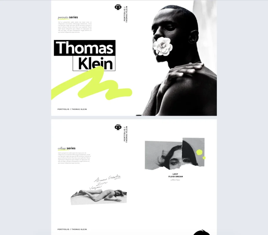 Editable Digital Creative Portfolio Template