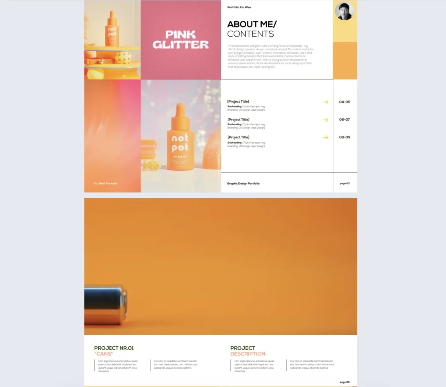 Online Photography Portfolio Template