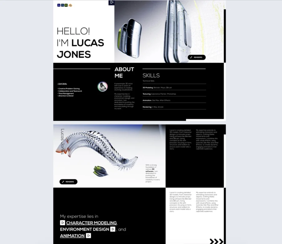 Personalized Web Portfolio Template