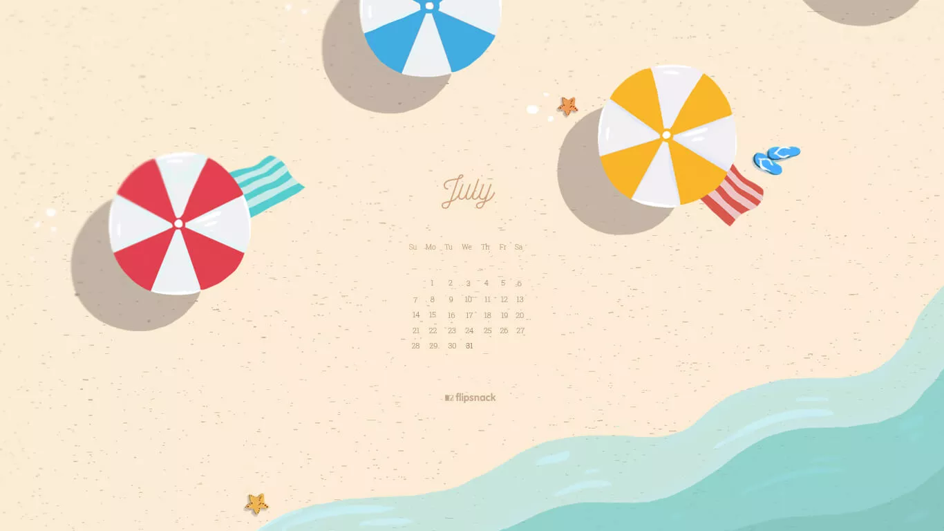 FREE 2019 desktop calendars - 12 wallpaper design options!