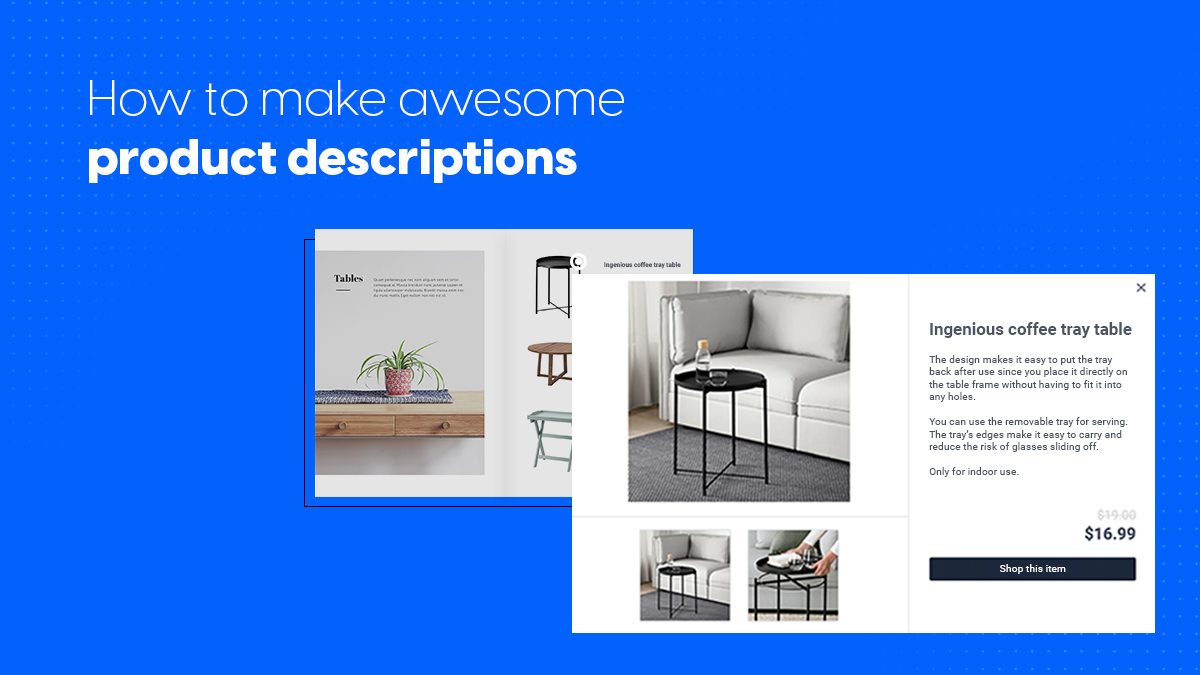 How to make awesome product descriptions