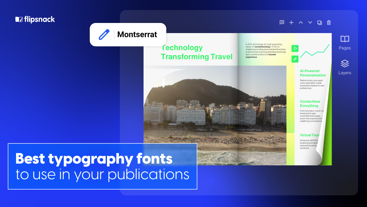 The best typography fonts for catalogs and brochures