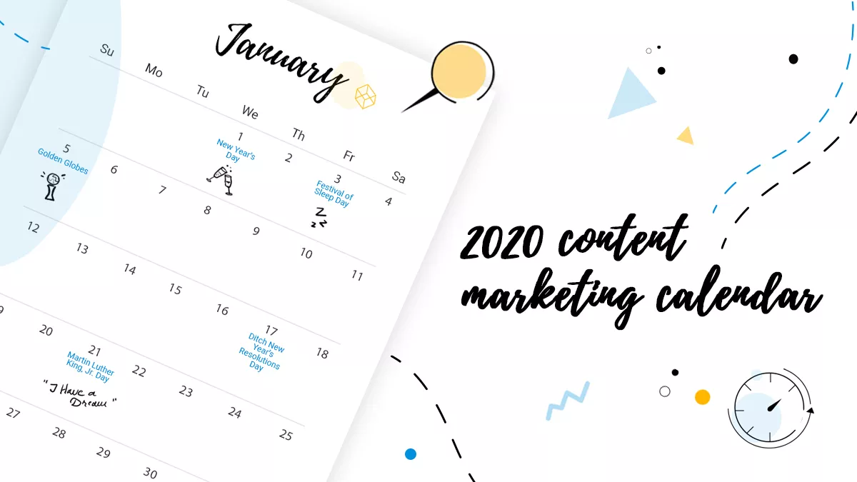 How to plan ahead: 2020 content marketing calendar ideas