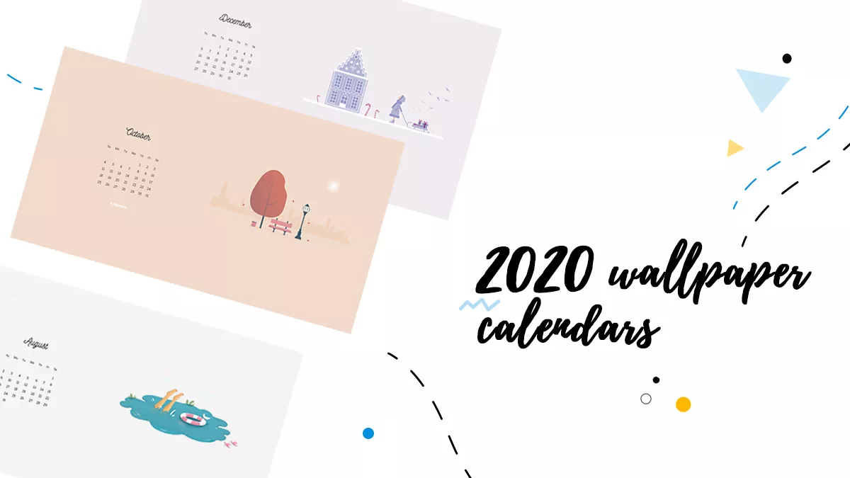 Free 2020 wallpaper calendars (January – December)