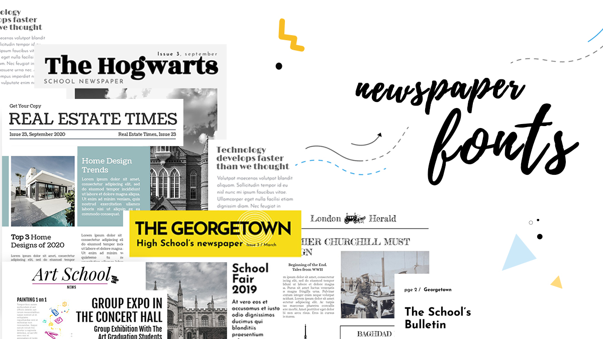 8 Impactful Newspaper Fonts For Your Next Headline Flipsnack Blog