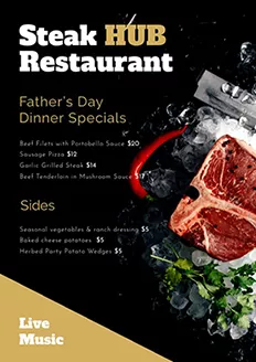 fathers day take out menu