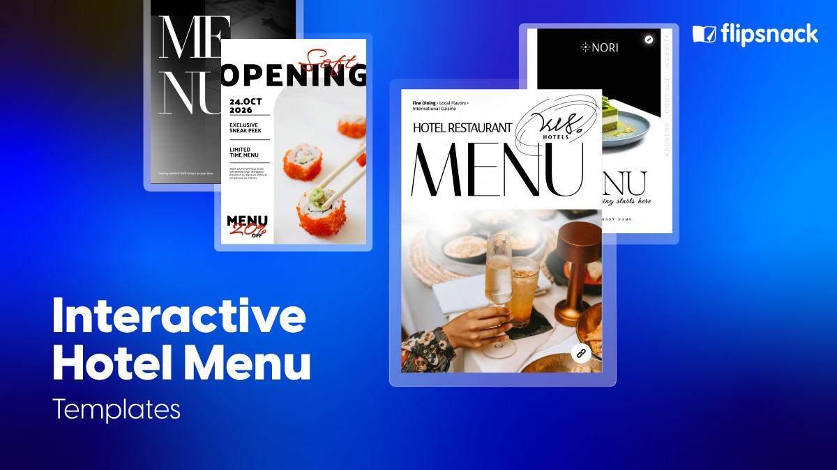 Templates roundup – hotel menus article Hotel Menu Templates for a More Professional Guest Experience