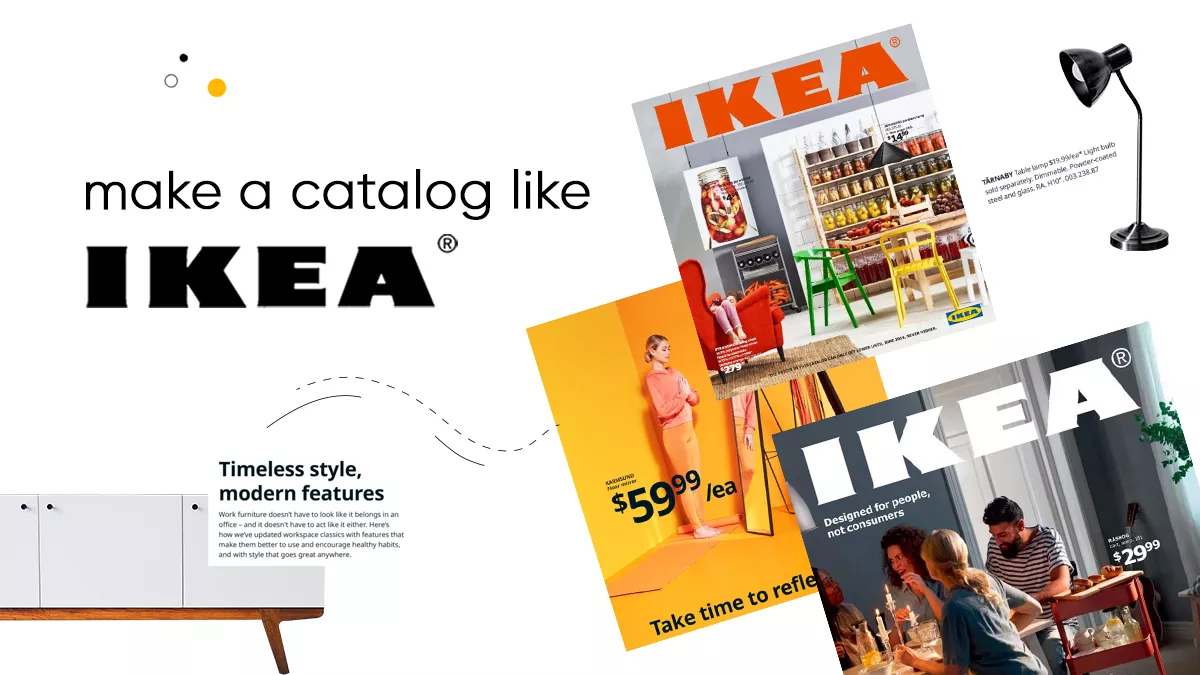 How to make a catalog like IKEA