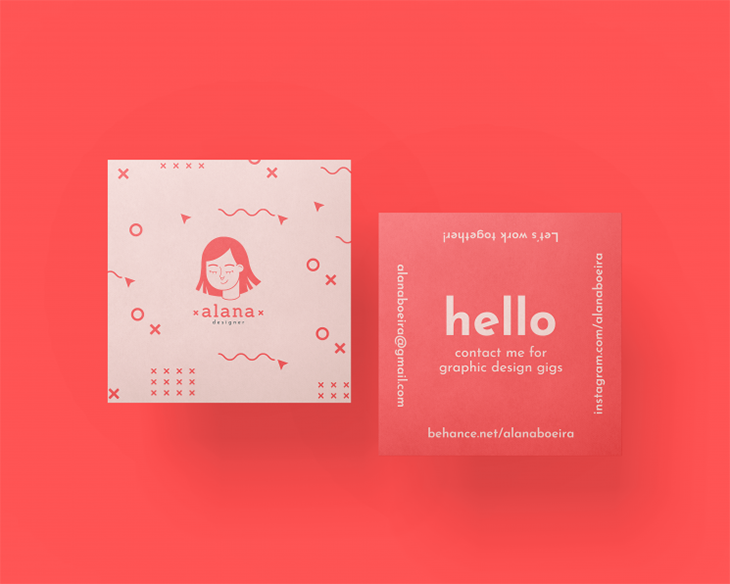 graphic designer for business cards