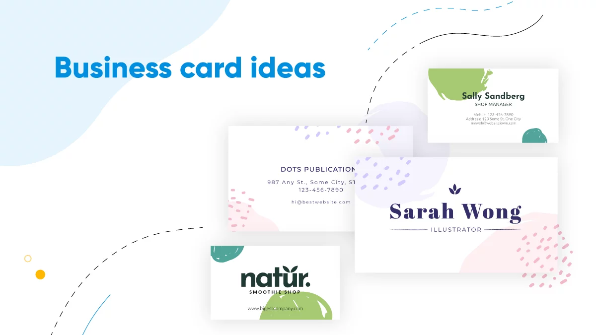 20+ business card design ideas to help you seal the deal