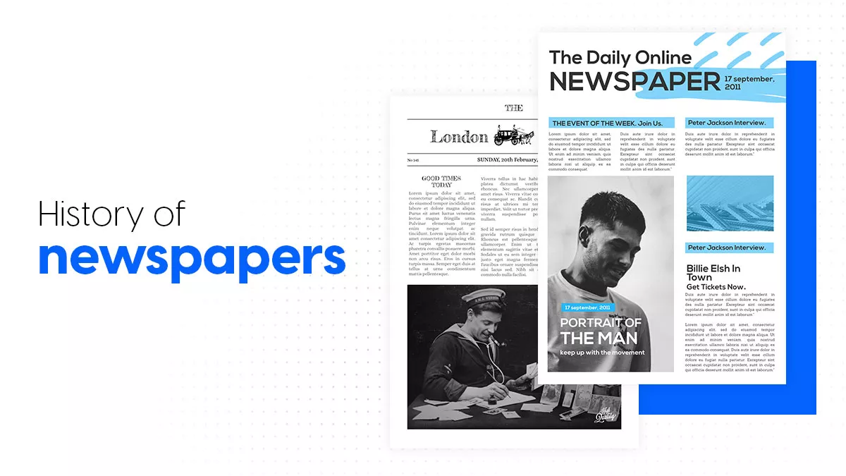 History of newspapers. From the first one published to the Digital Age