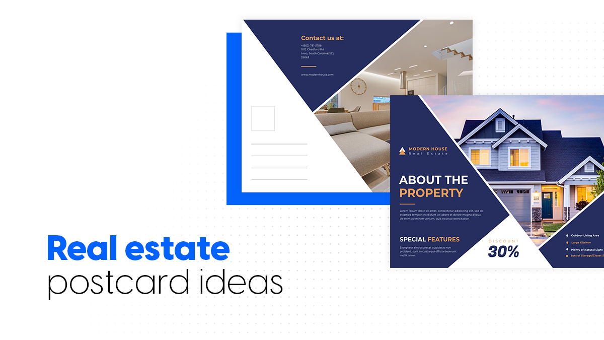 cover real estate postcard ideas