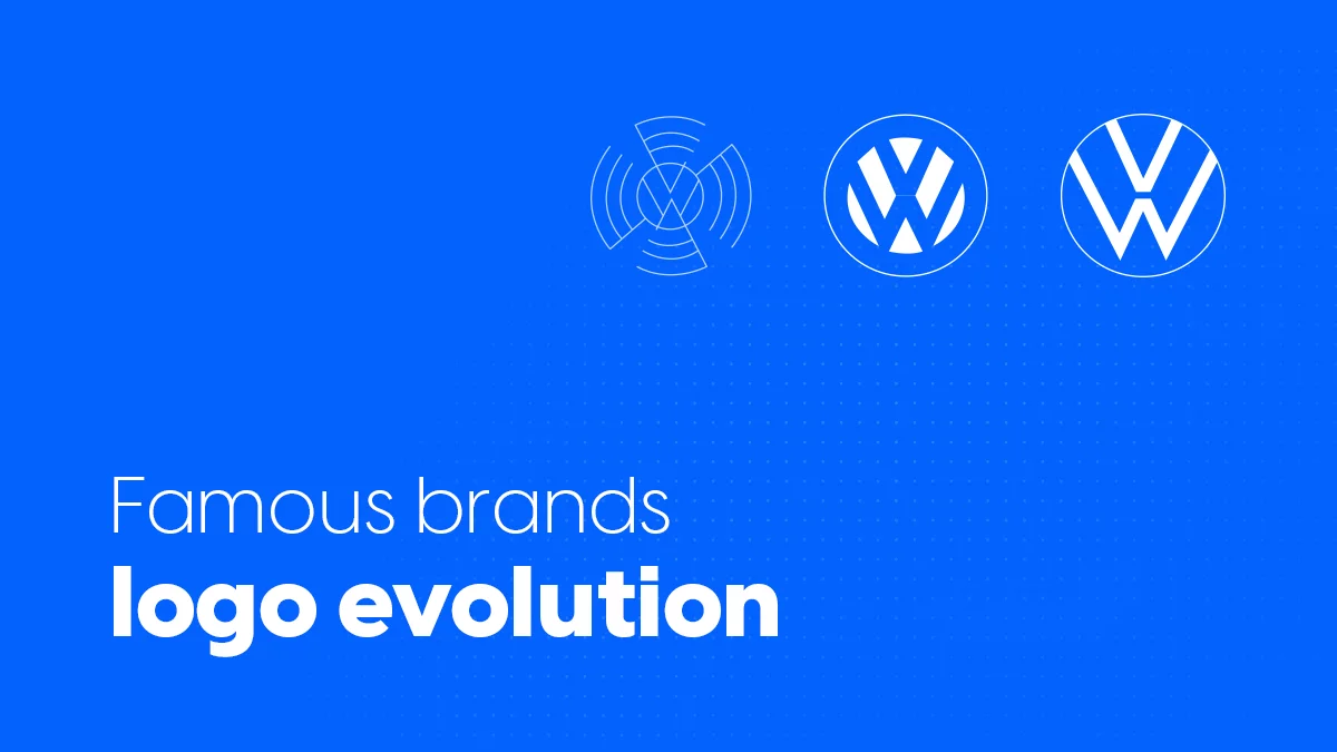A walk through the logo history of famous brands
