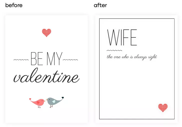 Happy Valentines Day Card For Her Him Girlfriend Husband Boyfriend Wife LOVE