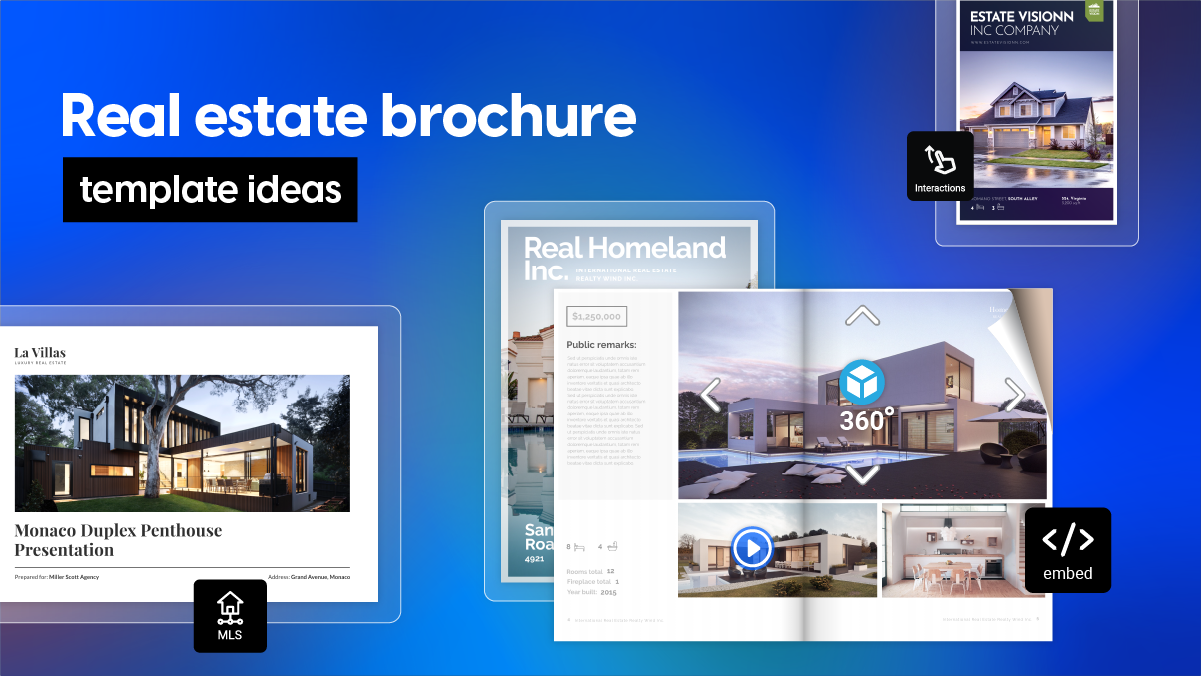 Real estate brochure template ideas to showcase your properties