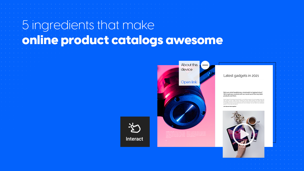 online product catalogs cover